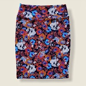 LuLaRoe Cassie 70s Paisley Dream Pencil Skirt